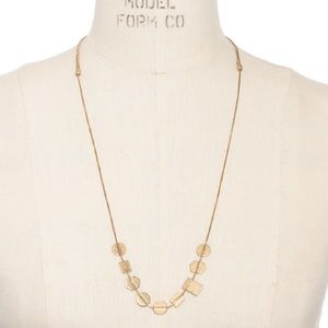 Madewell holding pattern adjustable necklace